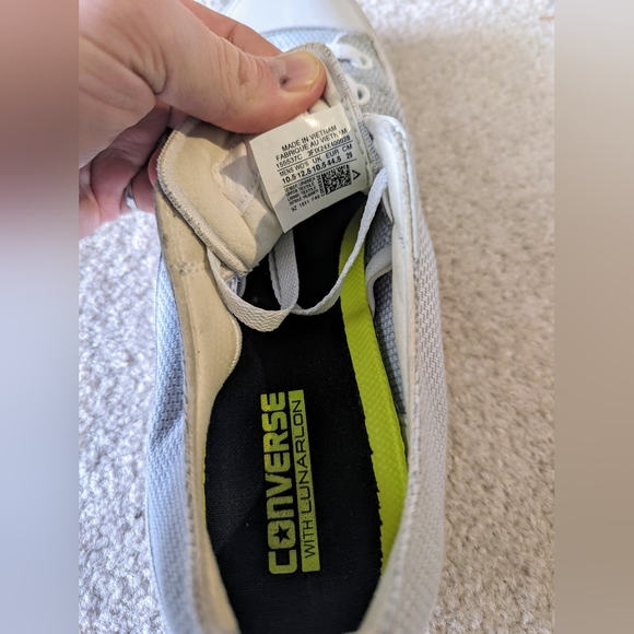 Converse Chuck Taylor All-Star II Ox • Woven White/Blue Granite - Picture 3 of 7